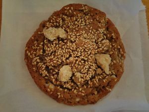 cookie of the month: white chocolate sesame at Cleveland Vegan in Lakewood