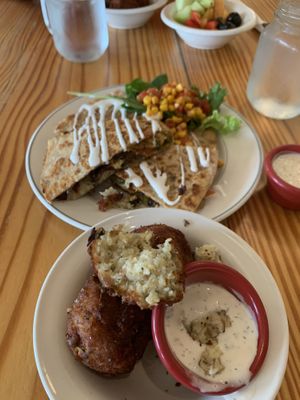 Hashbrowns and breakfast quesadilla  at Cleveland Vegan in Lakewood