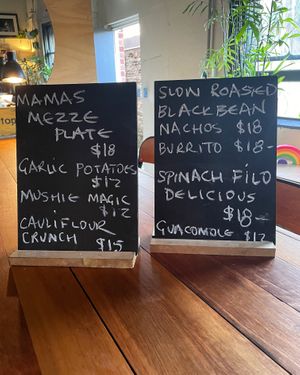 Seasonal Menu at Fillmore's in Kiama