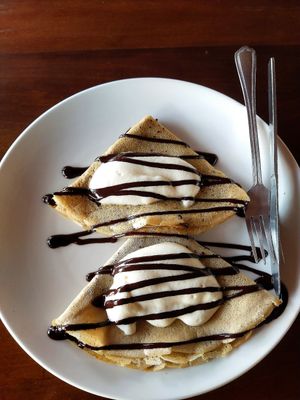 Vegan crepe 🥞 from healthy ingredients at Orion Cafe in Koh Phangan