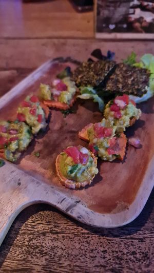 Potato bites with avocado  #Veganuary at Orion Cafe in Koh Phangan
