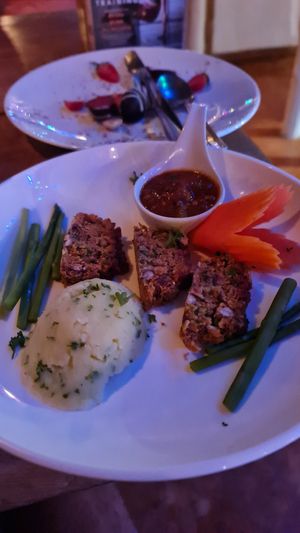 BBQ lentil ham  #Veganuary at Orion Cafe in Koh Phangan