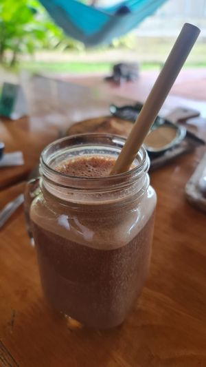 Hot chocolate  #Veganuary at Orion Cafe in Koh Phangan