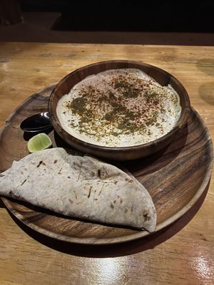 Humus   at Orion Cafe in Koh Phangan