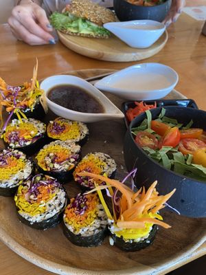 Raw sushi with stellar wasabi.  at Orion Cafe in Koh Phangan