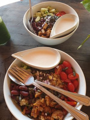 2x Protein power salad at Orion Cafe in Koh Phangan