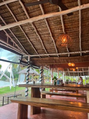 Seating area of the Orion Cafe at Orion Cafe in Koh Phangan