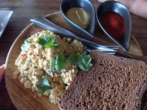 Tofu scramble at Orion Cafe in Koh Phangan