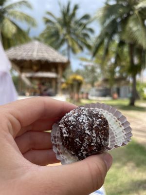 Vegan raw ball  at Orion Cafe in Koh Phangan