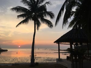 Sunset views  at Orion Cafe in Koh Phangan