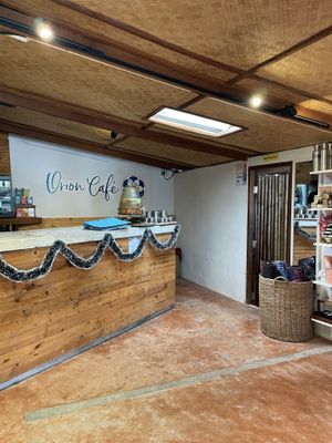 Inside  at Orion Cafe in Koh Phangan