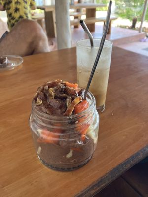  cacao bowl   at Orion Cafe in Koh Phangan