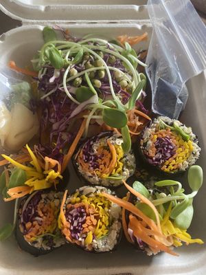 Awesome sushi roll!  at Orion Cafe in Koh Phangan