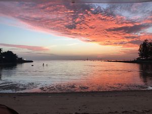 The view  at Orion Cafe in Koh Phangan