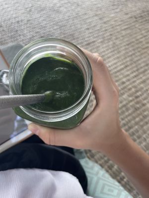 Gaia - most amazing green smoothie   at Orion Cafe in Koh Phangan