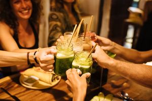 Green Juice at Orion Cafe at Orion Cafe in Koh Phangan