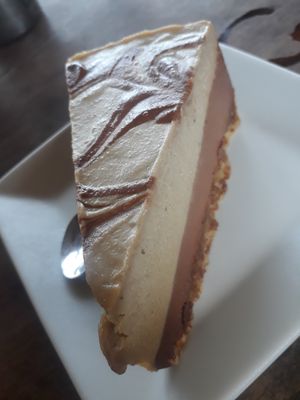 Choc & banana cheesecake at Orion Cafe in Koh Phangan