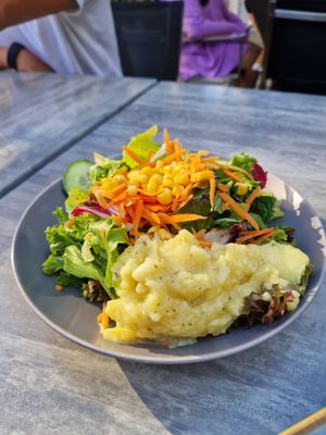 Small Salad with Potatoe Salad at Alexandre in Reutlingen