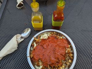 Koshari at Oriental Bar in Budapest