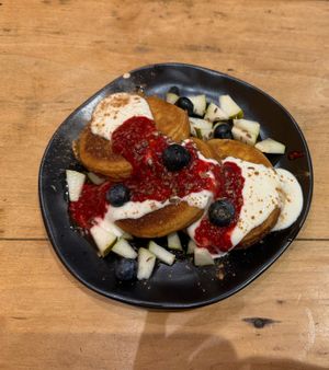 Puffy pancakes   at aevvergreen in Cologne