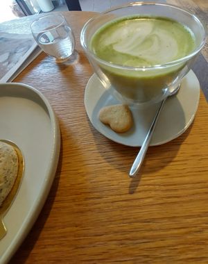 Matcha at Birgit Patisserie in Dobbiaco
