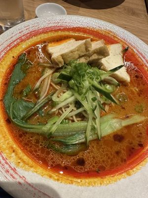 Tantan with tofu  at Maki & Ramen in Manchester