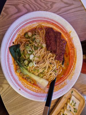 Vegan Tan Tan ramen at Maki & Ramen in Manchester