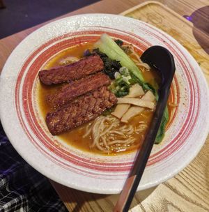 Vegan Hell Ramen at Maki & Ramen in Manchester