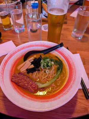 Vegan Hell's ramen at Maki & Ramen in Manchester