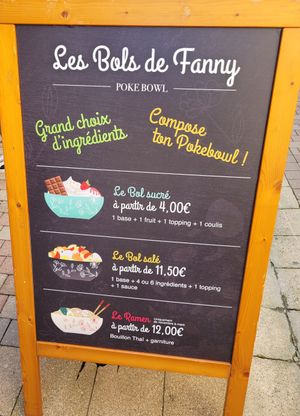 Menu 1 at Les Bols de Fanny in Perigueux