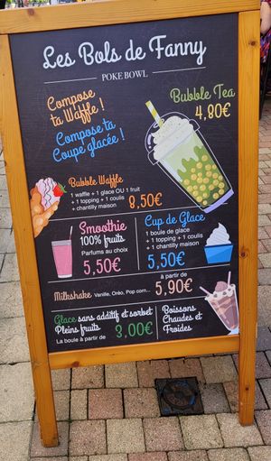 Menu 2 at Les Bols de Fanny in Perigueux