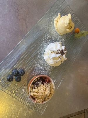 Zwetschgencrumble at Restaurant Kastell in Sulz Am Neckar