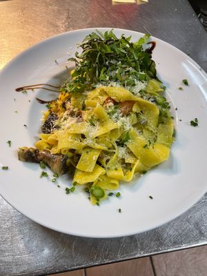 Bandnudeln mit Pilzen at Restaurant Kastell in Sulz Am Neckar