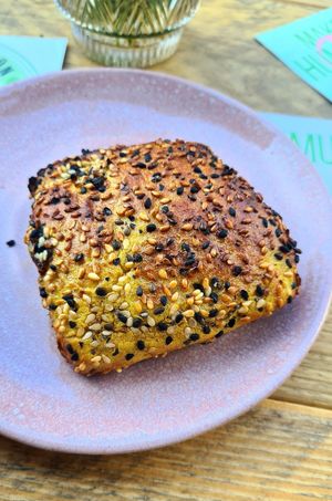 Sesame date roll 🌱👍 at Gustav Grün in Hamburg