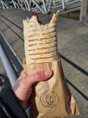 Schawarmawrap at Gustav Grün in Hamburg