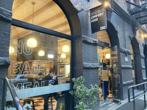 Front: note how small inside is at DIG - Upper West Side in New York City