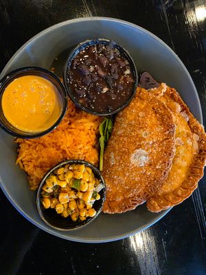 Vegan breakfast and black bean empanada bowl at Makers & Finders - Henderson in Henderson