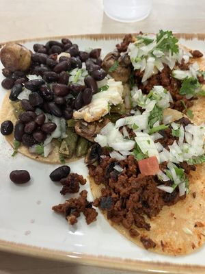 Taco platter   at Señor Grubby's - Carlsbad in Carlsbad