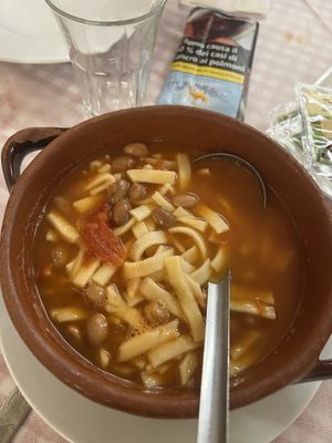Sagne e fagioli  at Osteria Il Melograno Di Tenaglia Maria in Chieti