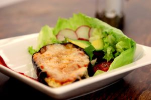 Baked Auberginen at VVE Catering & Café in Berlin