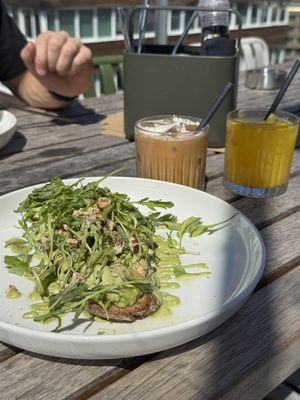 Avocado toast   at Zoku in Vienna