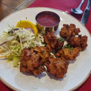 Vegetable pakora at Himalayan Dine In in Airdrie
