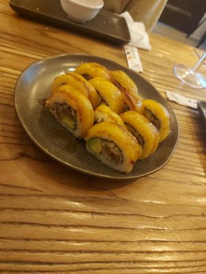 Vegan sushi at Koala Sushi in Valparaiso