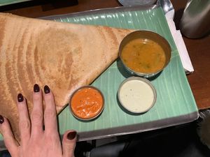 Masala dosa   at House Of Dosas in Vancouver
