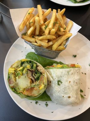 Meatless wrap   at Wrappy Yappy in Penang