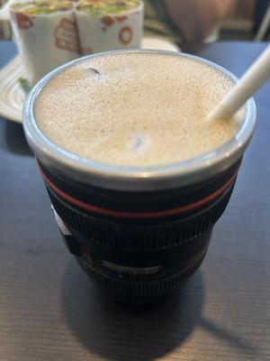 Oat latte  at Wrappy Yappy in Penang