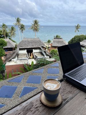   at PRANA Cafe Holistic Food in Koh Tao