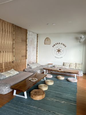 Interior  at PRANA Cafe Holistic Food in Koh Tao