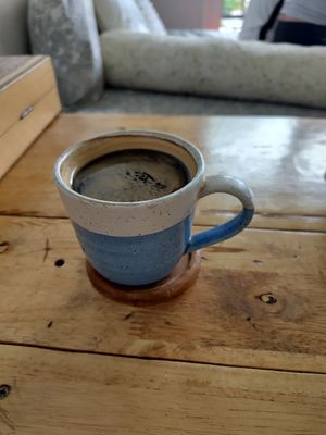 Americano (nice size) at PRANA Cafe Holistic Food in Koh Tao
