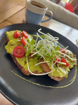 Avocado Toast at PRANA Cafe Holistic Food in Koh Tao
